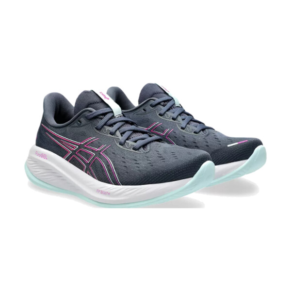 Asics Gel Cumulus 26 Femme Tarmac / Bold Magenta