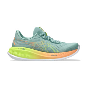 Asics Gel Cumulus 26 PARIS Femme Light Celadon /safety Yellow