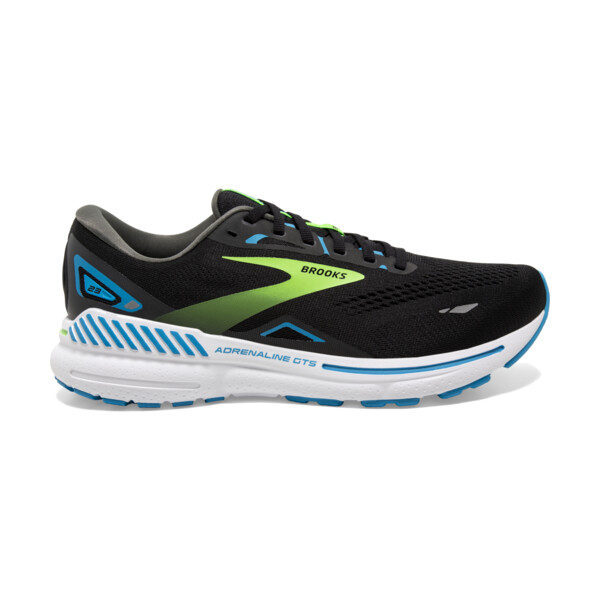 Brooks Adrenaline GTS 23 Homme Black / Hawaiian Ocean / Green