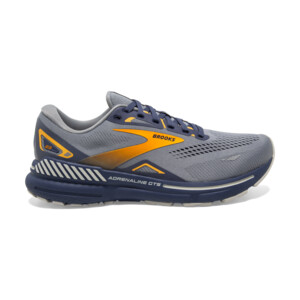 Brooks Adrenaline GTS 23 Homme Grey / Crown Blue / Orange