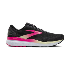 Brooks Ghost 16 Femme Black /pink / Yellow