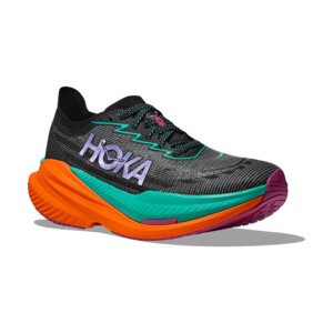 Hoka M Mach X 2 Black / Electric Aqua Homme