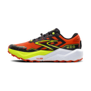 Brooks Caldera 7 Homme Cherry Tomato / Phantom / Lime