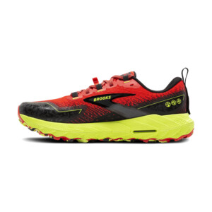 Brooks Cascadia 18 Homme Cherry Tomato / Lime / Black