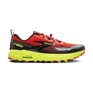 Brooks Cascadia 18 Homme Cherry Tomato / Lime / Black