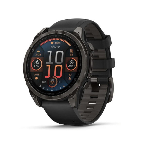 Garmin Fenix 8 AMOLED -47mm -Sapphire, Titane,