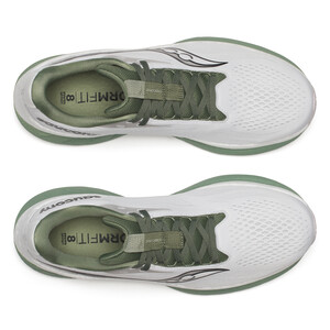 Saucony Ride 18 Homme White/olivine - Pointure 44,5