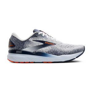 Brooks GHOST 16 Homme White/peacoat/orange