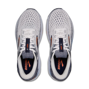 Brooks GHOST 16 Homme White/peacoat/orange