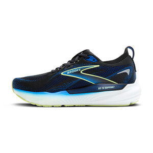 Brooks GLYCERIN GTS 22 Femme Black/cobalt/neo Yellow