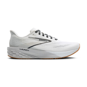 Brooks LAUNCH 10 Homme White/grey/black