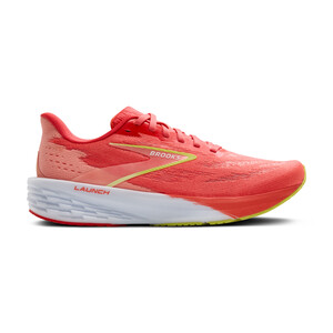 Brooks LAUNCH 10 Femme Coral/primrose/white