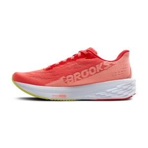 Brooks LAUNCH 10 Femme Coral/primrose/white