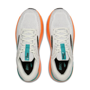 Brooks GHOST MAX 2 Homme Oyster Mushroom/orange/teal