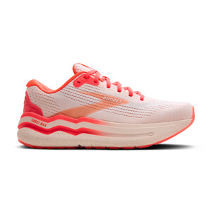 Brooks GHOST MAX 2 Femme White/peach/coral