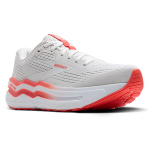 Brooks GHOST MAX 2 White/hot Coral Femme