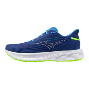 Mizuno WAVE SKYRISE 6 Reflex Blue C / White / Blue Pace Homme