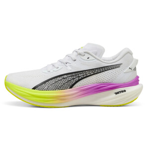 PUMA DEVIATE NITRO 3 Homme White-yellow Alert-pure Magenta