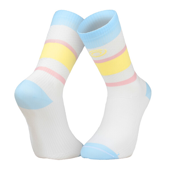 Chaussettes jogging BV Sport CHAUSSETTE LIGHT RUN HAUTE IBIZA PASTEL