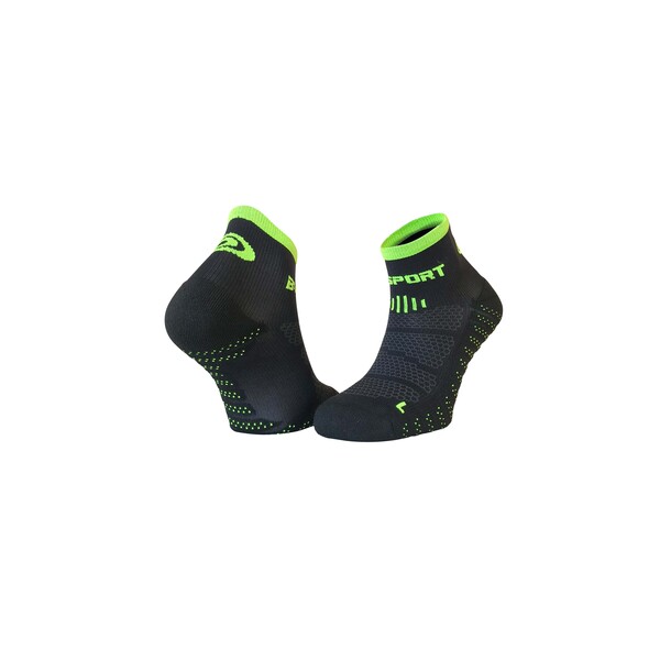 Chaussettes jogging BV Sport CHAUSSETTE SCR ONE EVO NOIR/VERT