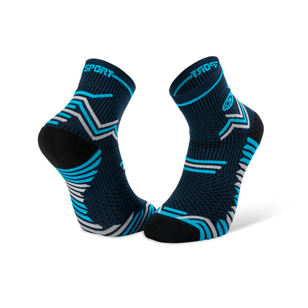 Chaussettes Course  pied BV Sport CHAUSSETTE TRAILLTRA BLEU/GRIS