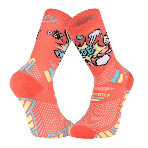 Chaussettes Course  pied BV Sport CHAUSSETTE TRAILLTRA DBDB POP CORAIL