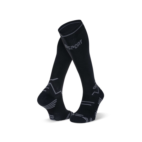 BV Sport CHAUSSETTES TRAIL COMPRESSION NOIR/GRIS