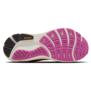 Brooks GHOST 17 Femme Apricot/grey/pink