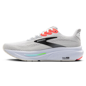 Brooks GHOST 17 Homme White/pink Clay/gecko