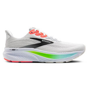 Brooks GHOST 17 Homme White/pink Clay/gecko