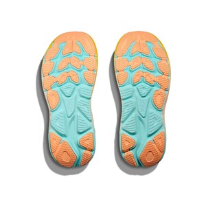HOKA W CLIFTON 10 Femme Blue Spark / White