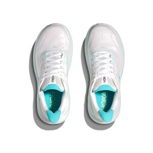 HOKA W CLIFTON 10 Femme White / Cielo Blue