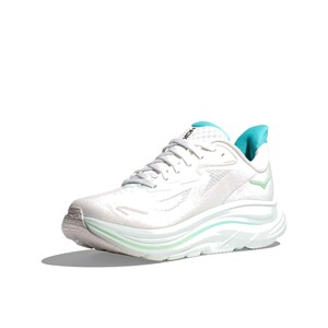 HOKA W CLIFTON 10 Femme White / Cielo Blue