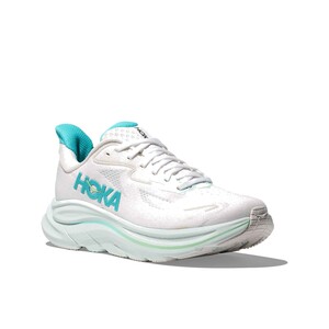 HOKA W CLIFTON 10 Femme White / Cielo Blue