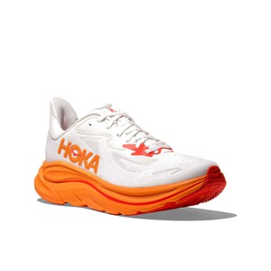 HOKA W CLIFTON 10 Femme Frost / Orange Zest