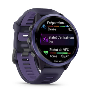 Garmin Forerunner 570 - 47 mm Aluminium Indigo Avec Bracelet Violet Translucide/indigo