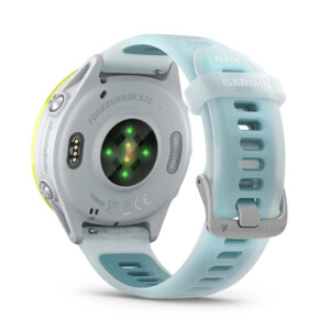 Garmin Forerunner 570 - 47 mm Aluminium Jaune Avec Bracelet Blanc Translucide/turquoiseUNI