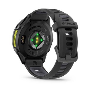 Garmin Forerunner 970 Titane Slate, Botier Noir Et Bracelet Noir/blanc TranslucideUNI