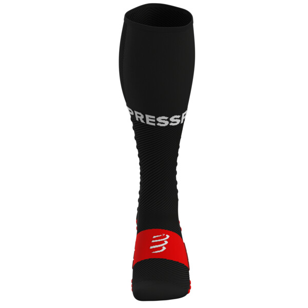 Chaussettes running Compressport Full Socks Run - noir