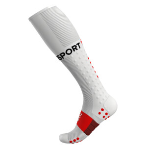 Compressport Full Socks Run - blanc