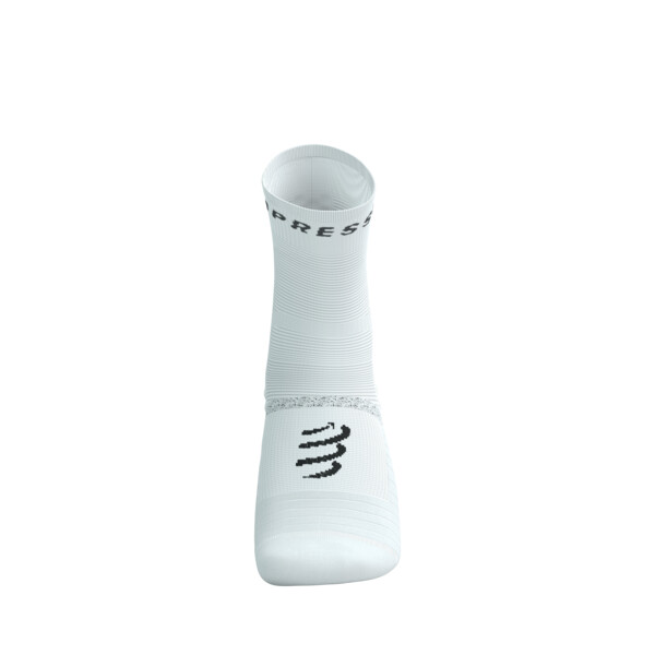 Chaussettes running Compressport Pro Marathon Socks V2.0 - White/Black