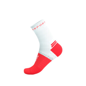 Compressport Pro Marathon Socks V2.0 - Fluo Red/White