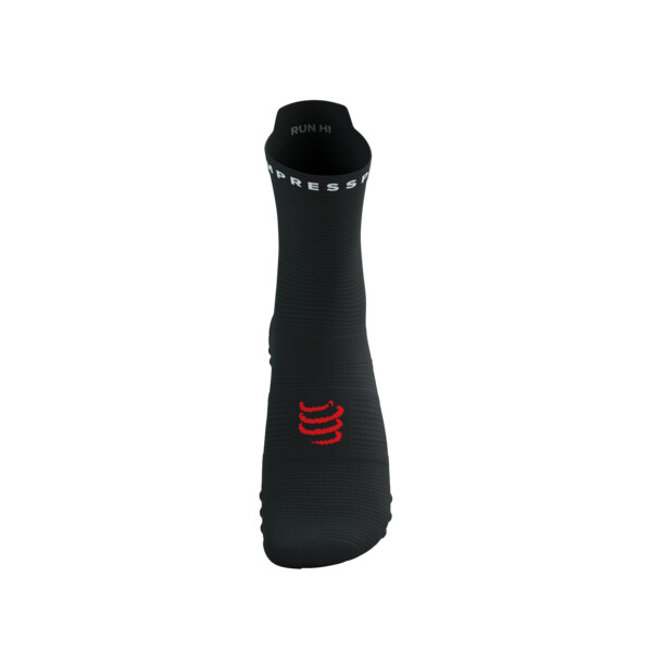 Chaussettes running Compressport Pro Racing Socks v4.0 Run High - Black/W