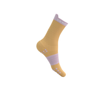 Compressport Pro Racing Socks V4.0 Run High - Orange/Pink