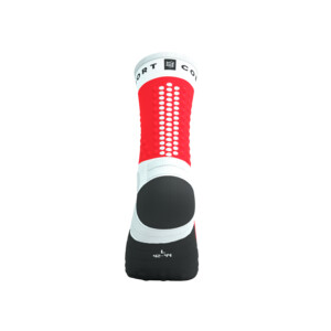 Compressport Ultra Trail Socks V2.0 - White/Fluo Red