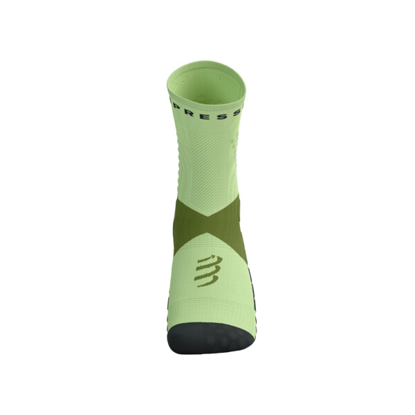 Chaussettes trail Compressport Ultra Trail Socks V2.0 - Green/Light Gre