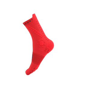 Compressport Pro Racing Socks V4.0 Trail - Fluo Red/Black