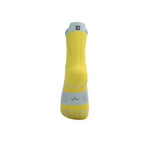 Compressport Pro Racing Socks V4.0 Trail - Yellow/Dawn Blue