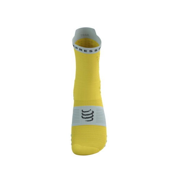Chaussettes jogging Compressport Pro Racing Socks V4.0 Trail - Yellow/Daw