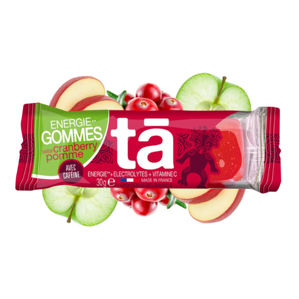Ta Energy Gommes �nerg�tique Cramberry / Pomme - Caf�ine Unisexe
